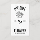 Recherche de fleurs blanches cartes visite Moderne