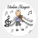 Recherche de joueur violon autocollants Musique
