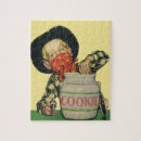Recherche de vintage cowboy puzzles Rétro