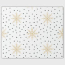 Recherche de flocons de neige papier cadeau Blanc