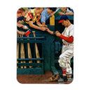 Recherche de de base ball rectangulaires magnets Cru