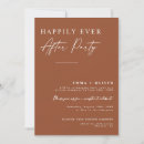 Recherche de boho elopement reception invitations Terre cuite