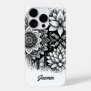Recherche de mandala fleur iphone coques Lotus