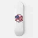 Recherche de patriotisme skateboards États unis