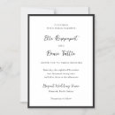 Recherche de moderne minimaliste mariage invitations Formel