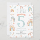 Recherche de arc en ciel floral invitations Girl