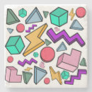 Recherche de 80s dessous de verres Coloré