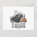 Zoek naar batterijen briefkaarten Introvert humor