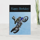 Recherche de motocross anniversaire cartes Course