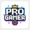Recherche de 8 bits autocollants Joueur