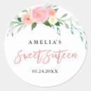 Recherche de pour aquarelle autocollants Rose