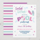 Recherche de bord de la piscine invitations Fête d'été