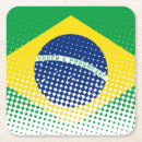 Recherche de brésilien dessous de verres Drapeau du brésil