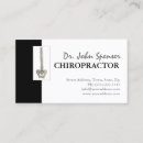 Recherche de chiropractor cartes visite Chiropratique