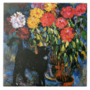 Recherche de art chat noir carreaux Fleurs