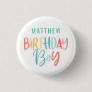 Recherche de multicolore badges Anniversaire