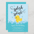 Recherche de de canard anniversaire invitations Garçon