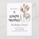 Recherche de gatsby anniversaire invitations Parti des années 1920