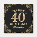 Recherche de 40 ans magnets Fête d'anniversaire