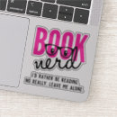 Zoek naar boekenwurm stickers Lezer