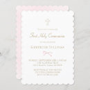 Recherche de petite communion invitations Aquarelle