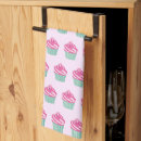 Zoek naar roze cupcake keuken handdoeken Cupcakes