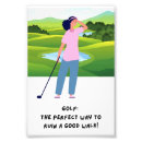 Recherche de terrain golf posters Drôle