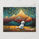 Recherche de peinture de caniche cartes postales Pour tous