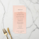 Recherche de élégant mariage menus Rose