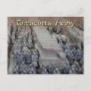 Recherche de armée de terre cuite cartes postales Guerriers