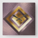 Recherche de geometric horloges Metallic
