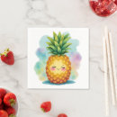 Recherche de ananas serviettes Fête d'anniversaire