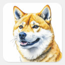 Recherche de shiba inus autocollants Propriétaire de chien
