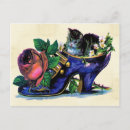 Recherche de chatons vintages cartes postales Victorien