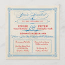 Recherche de blanc bleu rouge mariage invitations Pays