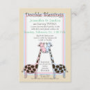 Recherche de multiple baby shower invitations Girafe