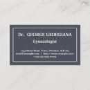 Recherche de gynécologue cartes visite Moderne