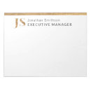 Recherche de blocs papier Monogramme