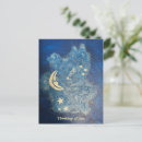 Recherche de lune cartes postales Abstrait