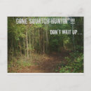 Recherche de sasquatch cartes postales Squatter