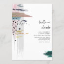 Recherche de peinture numérique originale invitations Abstrait