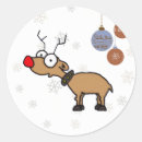Zoek naar rendier cartoon stickers Rudolf