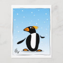 Recherche de pingouin noir et blanc cartes postales Oiseau