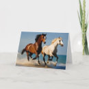 Recherche de cheval galopant vœux cartes Blanc
