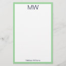 Zoek naar monogram briefpapier Initialen