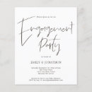 Recherche de 11x14 fiançailles invitations Minimaliste