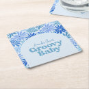 Zoek naar blauwgroen onderzetters Baby shower