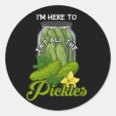 Zoek naar komkommers stickers Pickles
