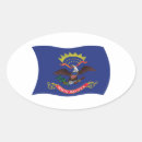 Recherche de du dakota du nord autocollants Drapeau