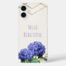 Recherche de hortensias iphone coques Élégant